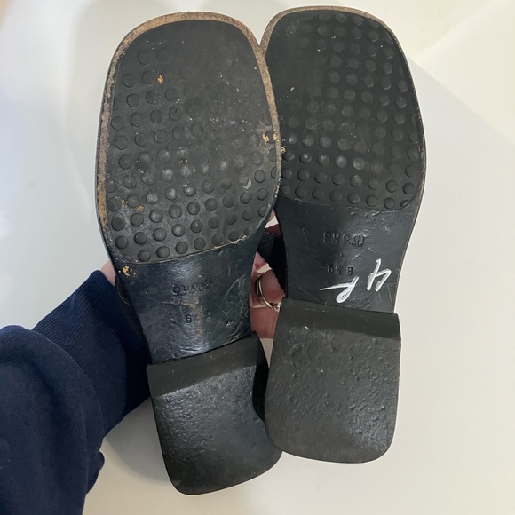 GUCCI 90’s Black G Logo Thong Sandals Y2K Tom Ford - Picture 5 of 6